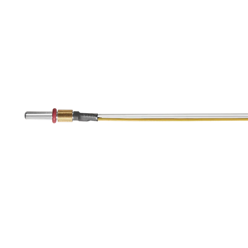 Cylinder with ground temperature sensor